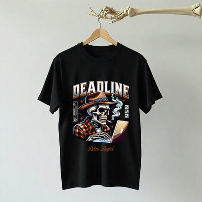Deadline Skeleton Oversized  T-Shirt  (Unisex)