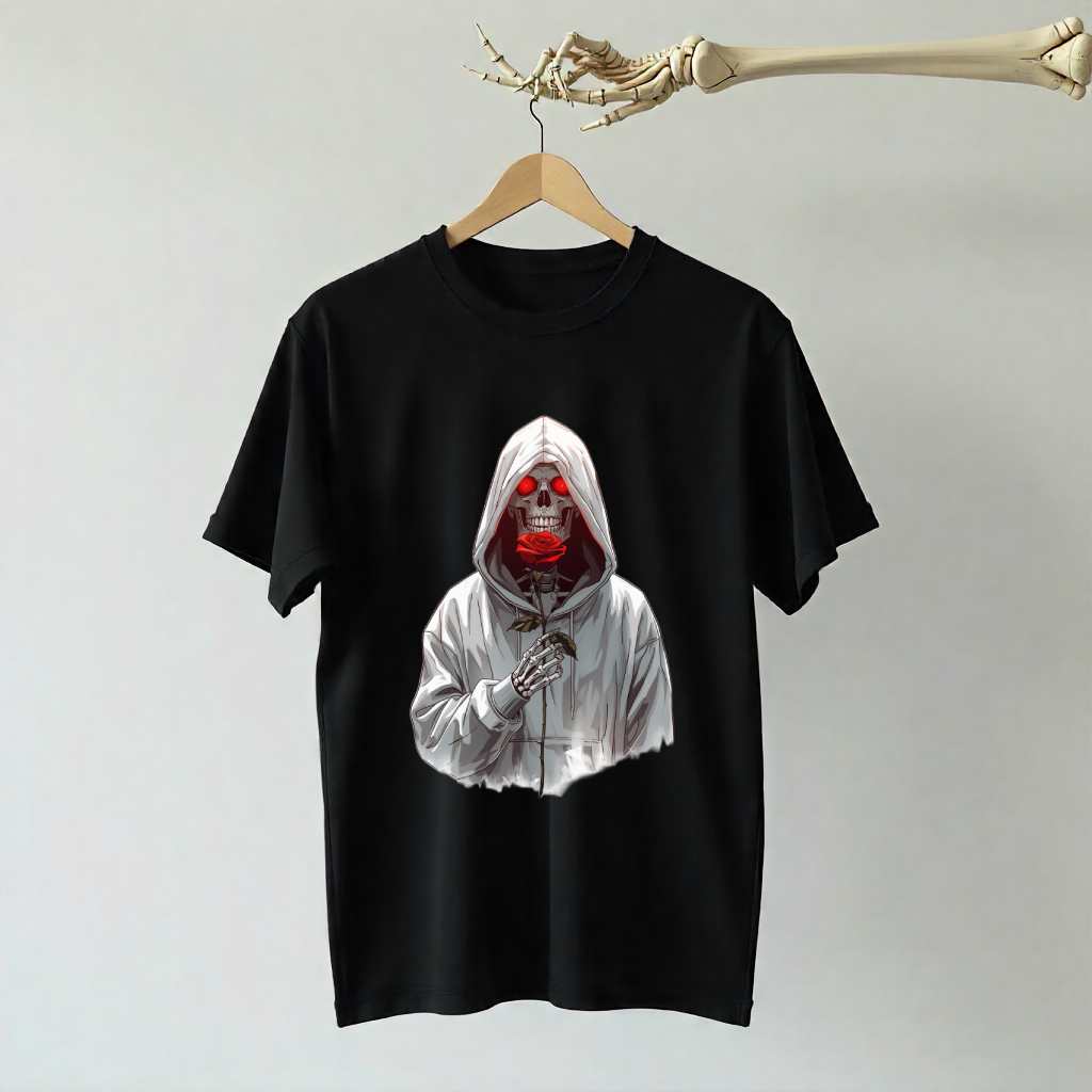 Crimson Death Oversized T-Shirt – Core Drop Black Edition  (Unisex)