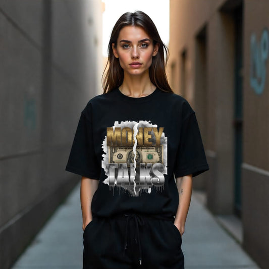 Money Talks Oversized T-Shirt  (Unisex)