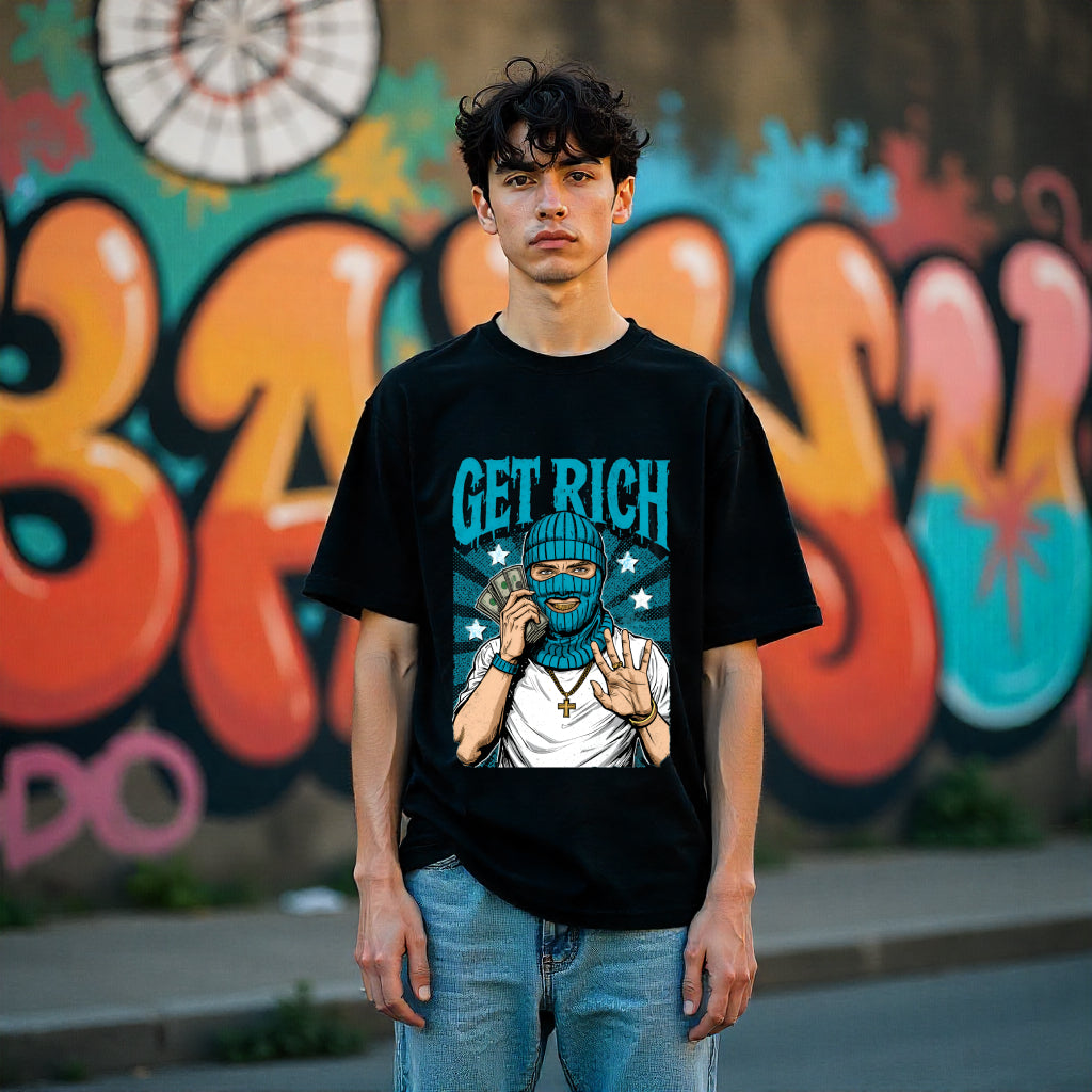 Anonymously Rich Oversized T-Shirt – Hustler’s Core Drop (Unisex)