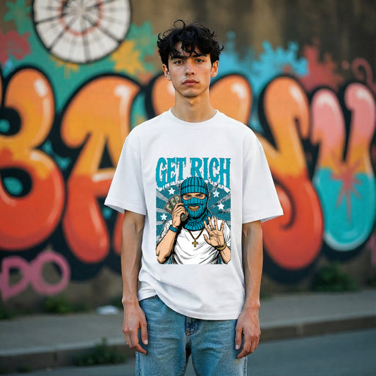 Anonymously Rich Oversized T-Shirt – Hustler’s Core Drop (Unisex)