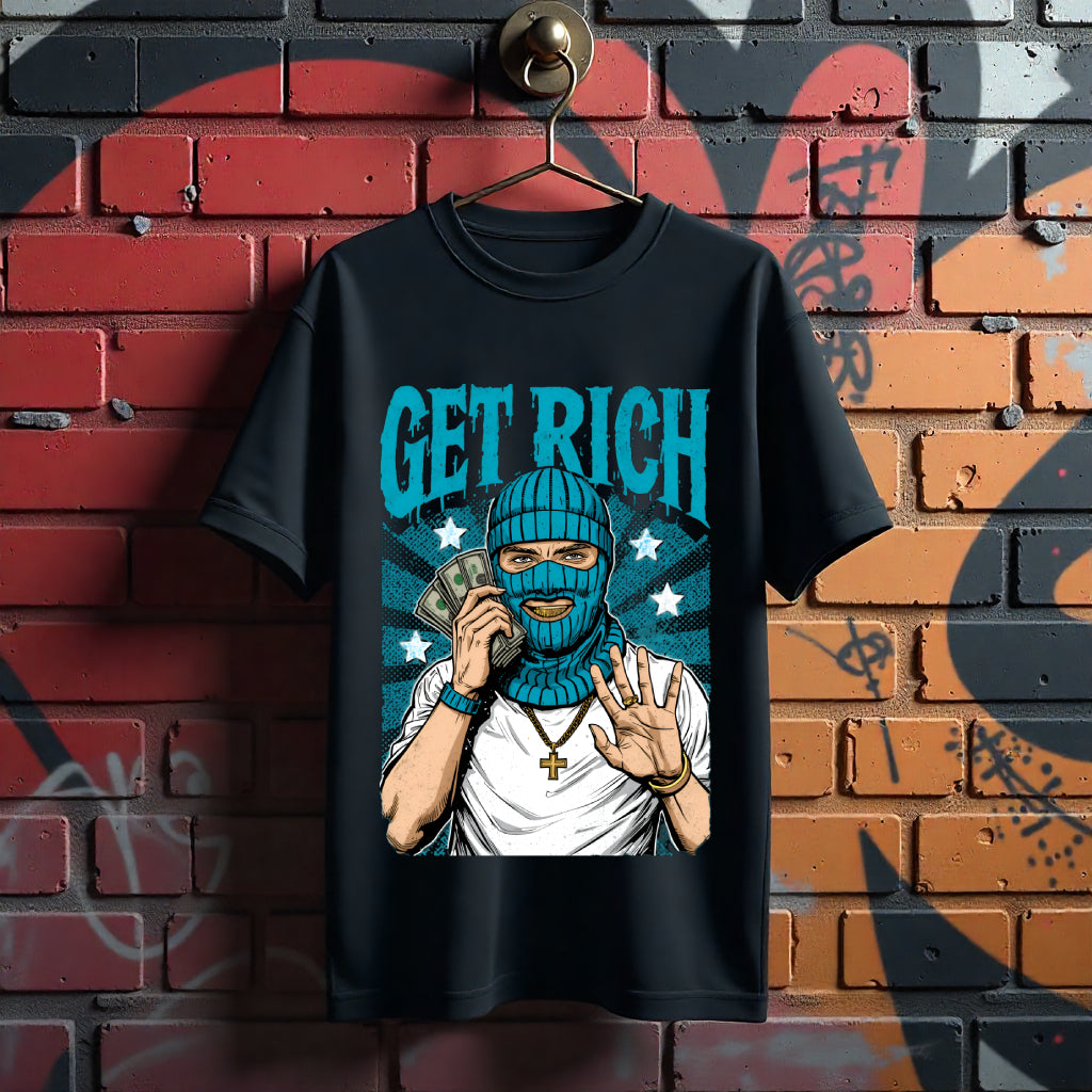 Anonymously Rich Oversized T-Shirt – Hustler’s Core Drop (Unisex)