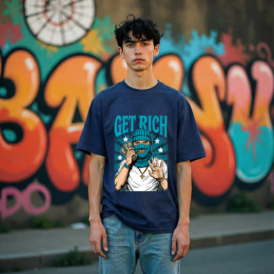 Anonymously Rich Oversized T-Shirt – Hustler’s Core Drop (Unisex)